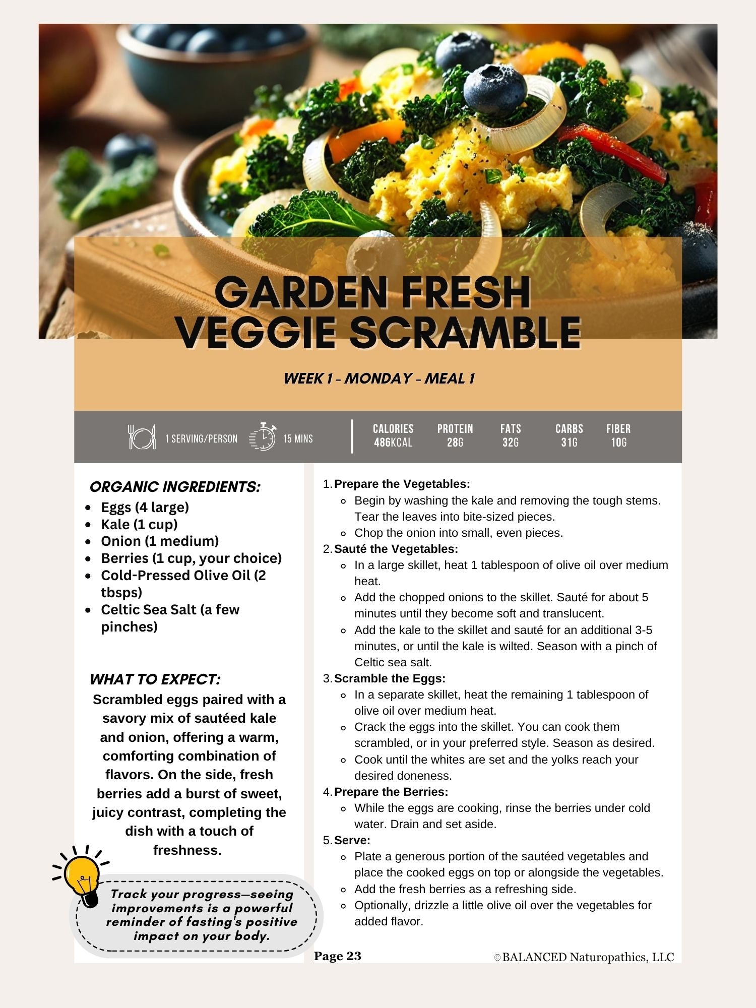 E-Book Blood Type A: 4-Week Meal Plan by Scott & Michelle Burgess