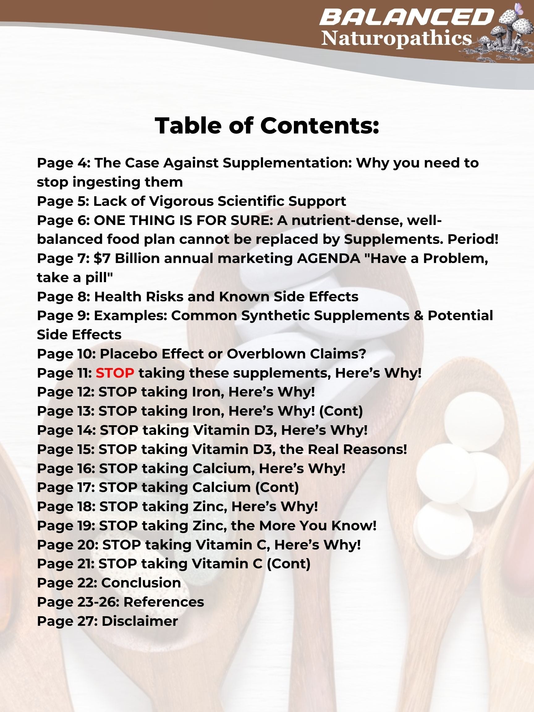 Three Starting Pillars: Understanding Synthetic Supplementation E-Book