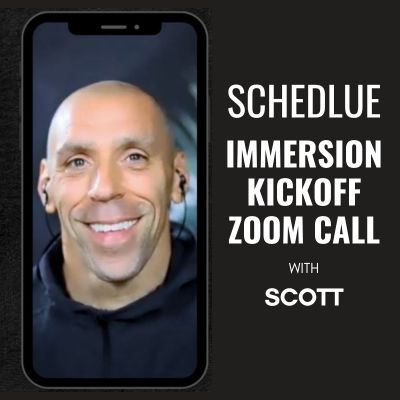 Scott E. Burgess Immersion kickoff, launching one-month natural healing, gut health, and whole-body reset program with 5 days in your home.