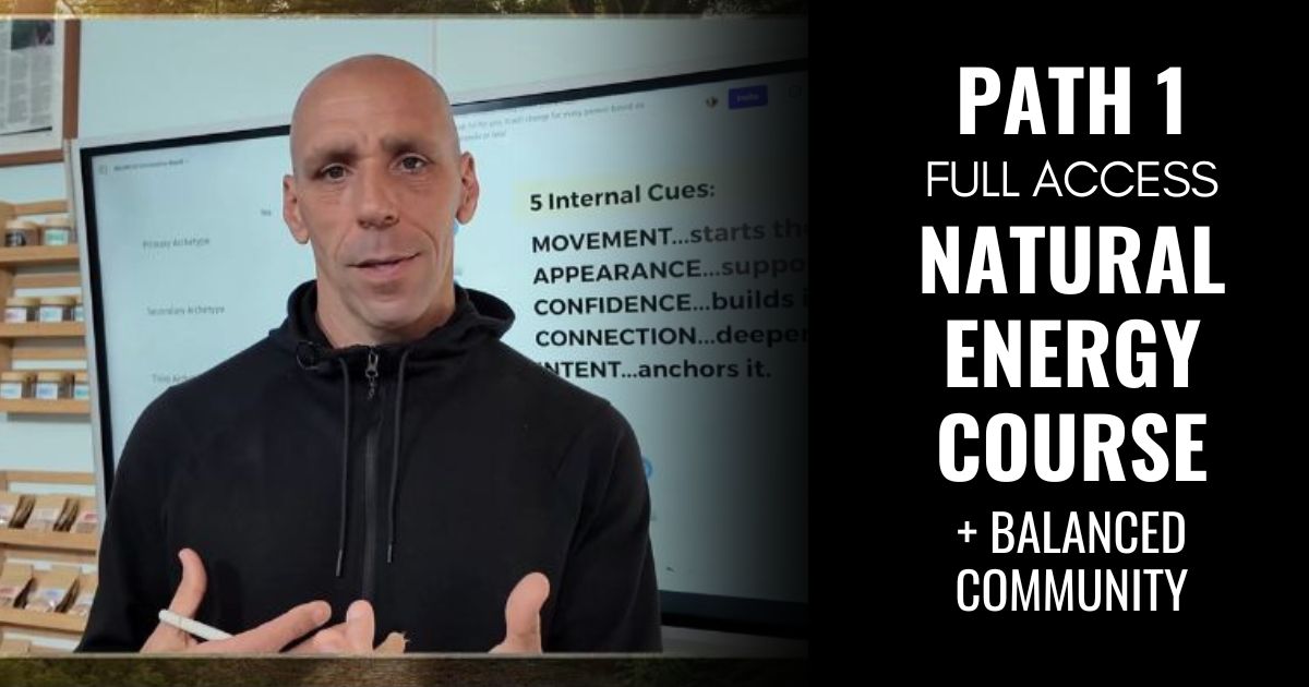 Scott E. Burgess teaching in the online Autoimmunity Blueprint course, guiding clients through root-cause healing for energy, clarity, and balance.