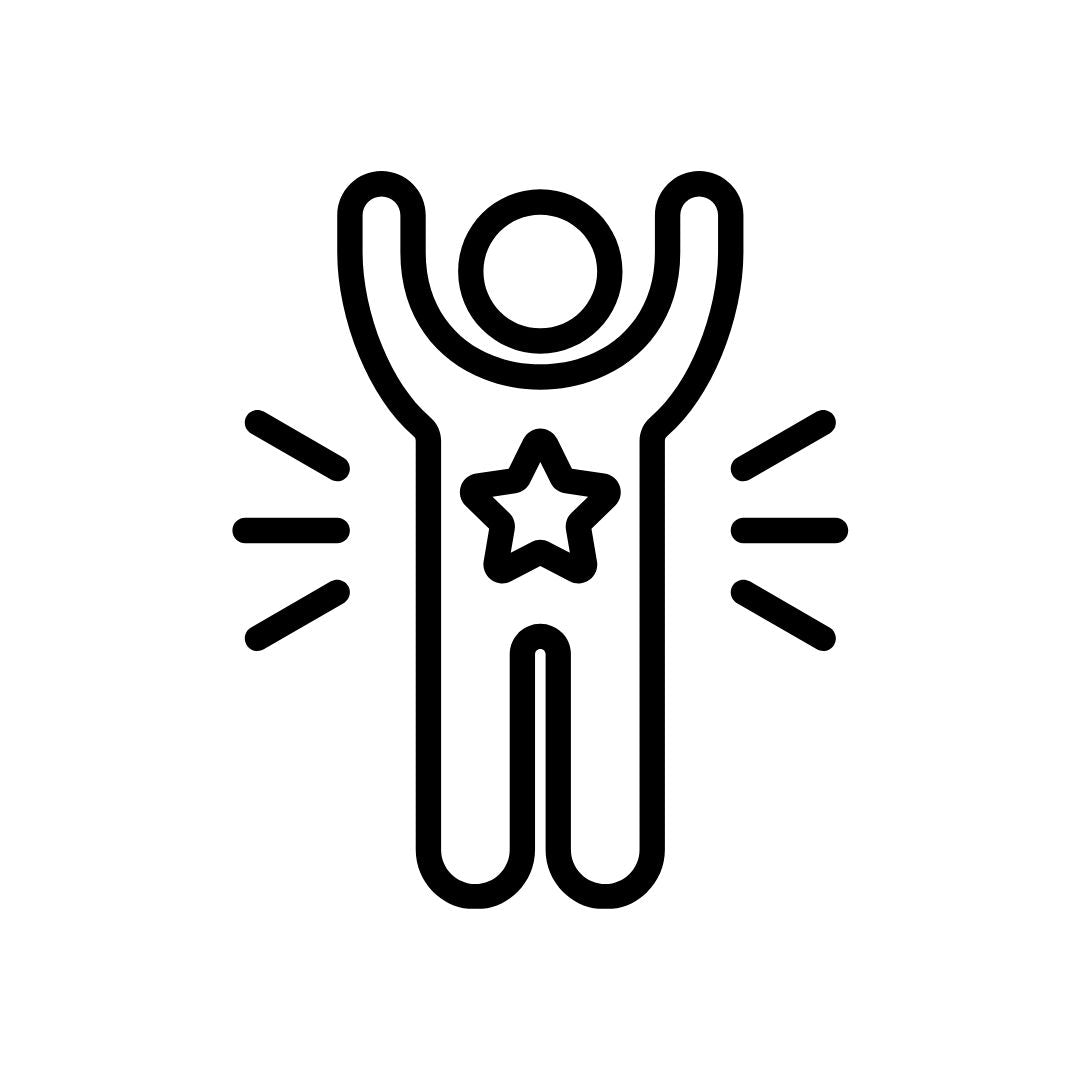 Superpower icon representing the experience of Scott E. Burgess’s teaching style and discovering if the BALANCED Paths are right for you