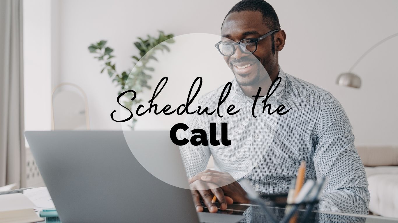 Man on virtual call with Scott E. Burgess and CTA text to schedule a free 15-min discovery Zoom call to discuss health goals and best options.