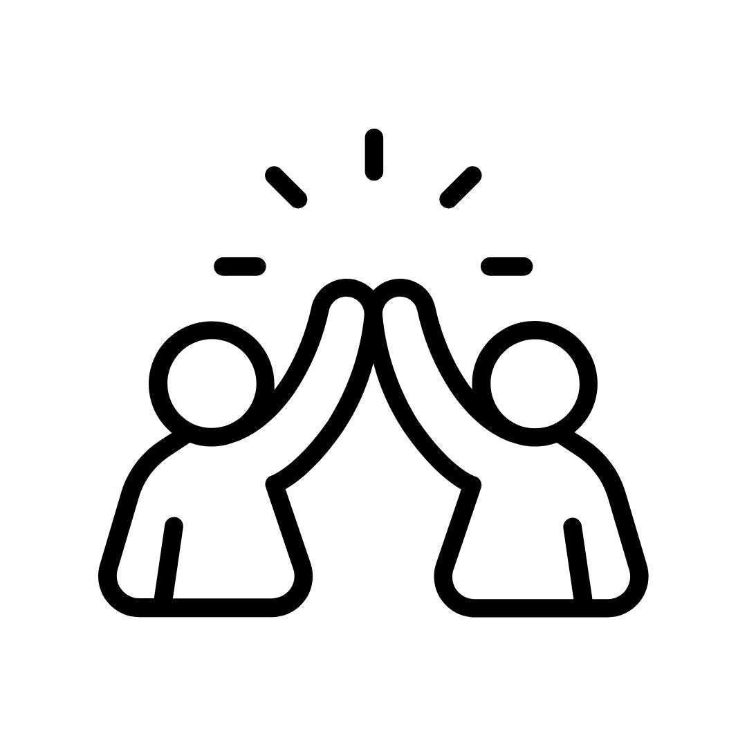 Hand clapping icon symbolizing appreciation for education, community, and self-awareness over temporary health fads